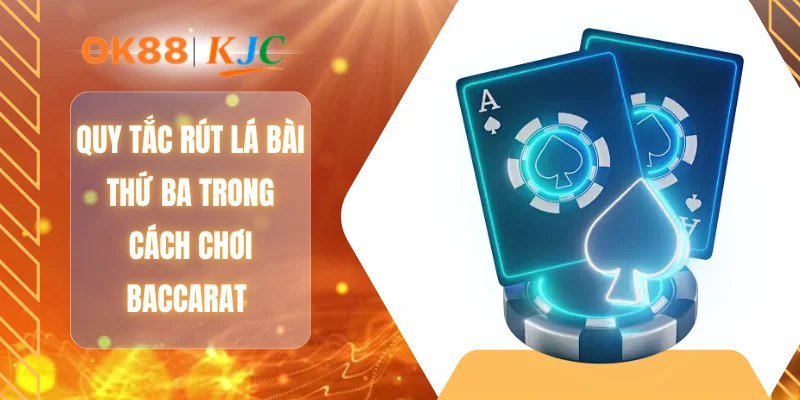 Quy tắc rút lá bài thứ ba trong cách chơi baccarat